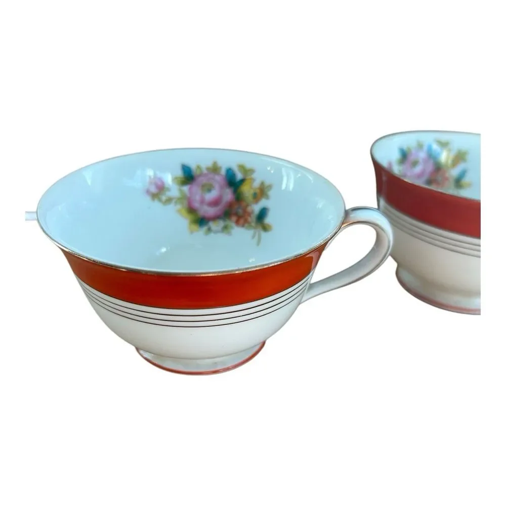 Noritake Tea cups N749 set‎ of 2 cups only